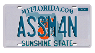 Illustration for article titled 1,800 license plates banned by Florida's DMV